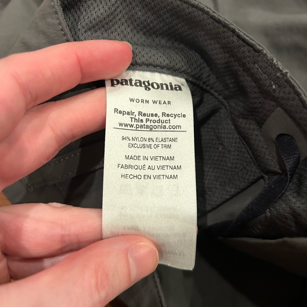 Patagonia Quandary 5" Shorts Women's Gray Outdoor Hiking Size 6 - Picture 4 of 7
